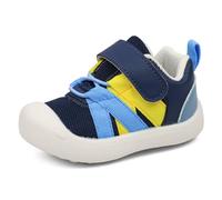 MK MATT KEELY Chaussure Bébé Garçon Premier Pas 3-24M Bébé Marche Enfants Non-Slip Mesh Respirant Léger Baskets à Enfiler,Bleu foncé2,18 EU