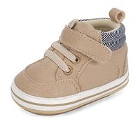 MK MATT KEELY Chaussures Premiers Pas Bébé Fille Garçon Baskets Bebe Cuir Souple avec Semelle Antidérapante 12-18 Mois,Beige2