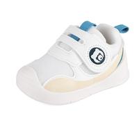 MK MATT KEELY Chaussures Premiers Pas Bébé Garcon Fille Basket Enfants Sneakers Respirant avec Semelle Caoutchouc Antidérapant,Blanc,EU24(CN22)