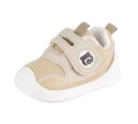MK MATT KEELY Chaussures Premiers Pas Bébé Garcon Fille Basket Enfants Sneakers Respirant avec Semelle Caoutchouc Antidérapant,Beige,EU22(CN19)