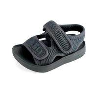 MK MATT KEELY Mixte Enfants Sandales pour Bébé Fille Garçon Bout Ouvert Souple été Plat Marche Beach Outdoor Sport Sandales,32 EU,Gris