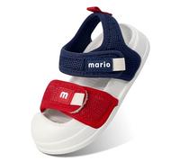 MK MATT KEELY Sandale Enfant Garcon Fille Sandales de Marche Bébé Bout Fermé Chaussure Été Confortable Plage,Bleu Marine,EU 22/23(150mm)
