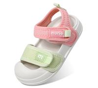 MK MATT KEELY Sandale Enfant Garcon Fille Sandales de Marche Bébé Bout Fermé Chaussure Été Confortable Plage,Rose,EU 22/23(150mm)