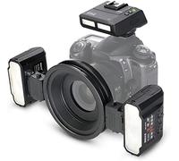 MK-MT24 Macro Twin Lite Flash à distance sans fil avec émetteur/déclencheur TTL, compatible avec Nikon D1X D2 D80 D90 D610 D3100 D3200 D3300 D3400 D5000 D5100 D5300 D5500 D70000 Appareil photo reflex