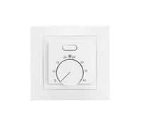 MK05 Thermostat D'Ambiance pour Chauffage au Thermostat D'Ambiance 220 V 16 A Régulateur de Température pour Système de Chauffage par le Blanc