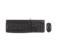 Logitech Clavier MK120 - Noir, touches silencieuses, résistant aux éclaboussures, garantie 3 ans