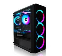 Greed®MK2 Lite - High End PC Gamer - AMD Ryzen 5 4600G + Radeon Vega 7 - Ordinateur RGB Ultra Rapide + PC Gaming 4K Raytracing avec 4,2 GHZ - 32 GB DDR4 RAM - 512GB SSD - WLAN + W11 Pro