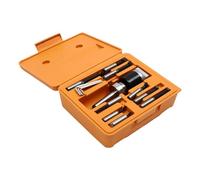 MK2 M10 Lot de 9 têtes de forage Ø 50 mm avec tige ennuyeuse de différentes tailles avec boîte de rangement F1-12 50 mm pour fraiseuse perceuse