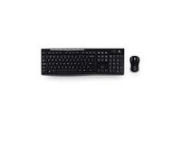 Logitech MK270 USB QWERTZ Tchèque Noir - Claviers (Standard, avec Fil, USB, QWERTZ, Noir, Souris Incluse)