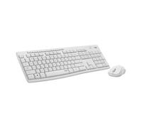 MK295 Silent - Ensemble clavier et souris - sans fil - 2.4 GHz - Hongrois - blanc cassé