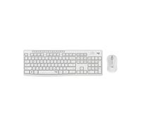 Logitech MK295 Silent - Ensemble clavier et souris - sans fil - 2.4 GHz - QWERTZ - Allemand - blanc cassé