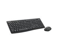 MK295 Silent - Ensemble clavier et souris - sans fil - 2.4 GHz - QWERTZ - Allemand - graphite