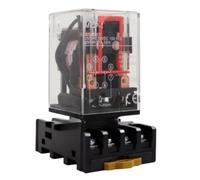MK2P-I 8-Pin Electromagnetic Power DC24V 10A with Base - Small and Medium-Sized for Various Applications(10)