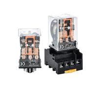 MK2P-I MK3P-I relais intermédiaire haute puissance bobine de cuivre argent Contact général Micro Mini relais électromagnétique AC220V/DC24V(3P-I AC220V)