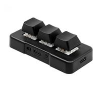 MK321BT Bluetooth 5.1 3 Keys Custom Keys Game for Office PS Clip Macro Programming Keypad