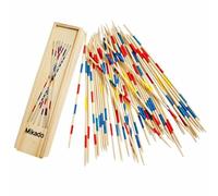 mka Aicom - Mikado en Bois - Jeu de Baguettes Chinoises - Idéal pour Partager avec des Amis - 1 boîte