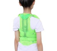 MKAK Back d'épaule réglable Redressez la courroie d'attelage orthopédique for la kyphose, la descente de la poitrine et la bosse, l'amélioration de la posture(Green,S)