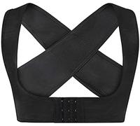 MKAK BRACE INVISIBLE BACK SUPPORT for HOMMES FEMMES ET ENFANTS Douleur ajustable Soulagement de la douleur à l'épaule Hunchback(Black,XL)