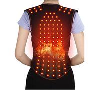 MKAK Hommes Femme Auto-Chauffage Full Retour Support Courroie 108pcs Aimants Taille Back Brace Gilet De Spine Épaule Épaule Crasse Posture Courroie de correction(XL)