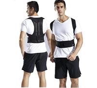 MKAK Posture Courrection Courrection Bande Fitness Harnais Réglable Bandoulière Back Brace Clavicule Support Convient aux hommes et femmes(XXXX-Large)
