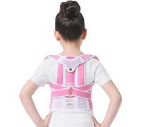 MKAK Support de la colonne vertébrale et du dos offrant une douleur soulagement de la douleur for les épaules au dos des épaules ajustables et respirantes Brace améliore la posture(Pink,L)