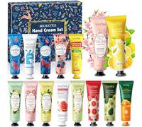 MKAKYES Creme Main, 15 Pièces Creme pour Les Mains Coffret, Mini Creme Main pour Les Femmes et Les Hommes, Crème Mains Réparatrice pour Noël, Anniversaire, Fête des, Cadeau Femme