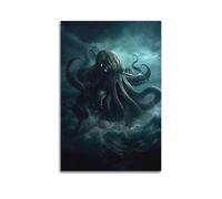 MKALDXCC Poster décoratif sur toile « The Siren And The Abyss » - Impression d'art moderne pour chambre à coucher - 40 x 60 cm