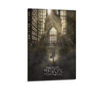 MKALDXCC Poster du film Fantastic Beasts And Where to Find Them - Impression sur toile - Décoration murale moderne pour chambre à coucher - 60 x 90 cm
