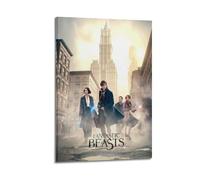 MKALDXCC Poster du film Fantastic Beasts And Where to Find Them - Impression sur toile - Décoration murale moderne pour chambre à coucher - 50 x 75 cm
