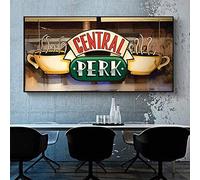 MKAN Central Perk Cafe Puzzles 1000 Pièces Adultes Art Photo Puzzles en Bois Enfant Adulte Garçon Fille 50X75 Cm