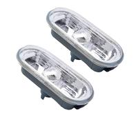 MKAREPART Répétiteur de clignotant latéral transparent compatible avec Golf 4 1997-2006, Polo 3 4 1994-2005, Pas-sat B5 2000-2005, S. Arosa 1997-2004 1J0949117 (2)