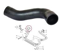 MKAREPART Tuyau de refroidissement turbo compatible avec Boxer Relay Ducato à partir de 2006 - 135077080 0382KA 0382JC