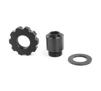 MKBHD Barre d'extrémité d'assistance de contrôle adaptée for Kawasaki Ninja 250/400 ABS ZX-10R ZX-6R ZX-9R Versys 1000 Z1000 R Edition Throttle Lock Cruise(Type 2 Black Ninja)