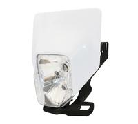MKBHD Convient for Husqvarna 701 plaque de phare de moto Enduro TE 300 250 TC FC FE 125-500 Pit Bike Supermoto phare phares de motocross(White)