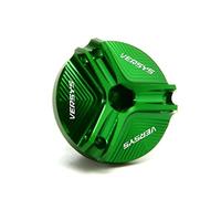 MKBHD Convient for Kawasaki Versys 1000 SE 2020 2021 Versys 650 2007+, Versys1000 2013+ Bouchon de vidange d'huile moteur Bouchon de remplissage d'huile (Color : Green)