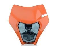 MKBHD Convient for KTM EXC SXF MX 2020-2023 Dirt Bike Enduro phare moto phare phare avant lumière Supermoto carénage(20-23 DUAL 5 Orange)