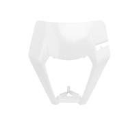 MKBHD Convient for KTM plaque de phare EXC 300 accessoires masque de moto enduro SX XC SXF EXCF 125-500 phare de motocross de vélo de saleté(White)