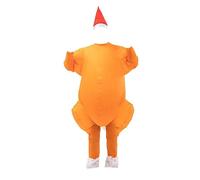 Mkcavne Costume Gonflable de Dinde de Marionnette DrôLe Adulte Halloween Thanksgiving Pâques Bar DiscothèQue Cosplay Mascarade