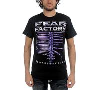 MKDHYYKS Fear Factory Mens Demanufacture Mens Women T Shirt 100% Cotton in Black67373 Manches Courtes(Large)