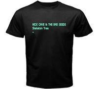 MKDHYYKS guni Knock Nick Cave & The Bad Seeds Skeleton Tree Men's Black T Shirt Black Manches Courtes(Small)