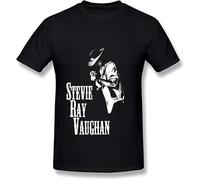 MKDHYYKS Hope Johnson Yz We Love Stevie Ray Vaughan T Shirt Men Manches Courtes(Small)