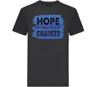 MKDHYYKS mixia Hope Attracts Chances t Shirt Men's Exclusive Manches Courtes(Large)