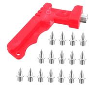 MKEAWWU 16 Pièces Pointes Piste en Acier Inoxydable avec 1 Clé à Pointe Athlétisme, 6mm Pointe Athlétisme Cross Country Pointes d'athlétisme Pointes de Rechange pour Chaussures avec clé à Pointes