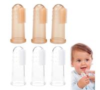 MKEAWWU Lot De 2 Brosses À Dents À Doigt Pour Bébé | Accessoires Pour Bébé, Jeunes Enfants Garçons Et Filles | Blush/Shifting Sand