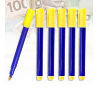 MKEAWWU Lot De 5 Stylo Détecteur De Faux Billets, Stylo Faux Billets, Euros, Détecteur Faux Billets Le Stylo Fonctionne Sur L’Euro, Le Dollar, La Livre Sterling