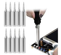 MKEAWWU Panne Fer À Souder Lot De 10 Pièces 900M-T-B Standard Argent Pour Station De Soudage