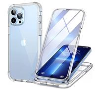 Mkej 360-Degrés Transparent Silicone Coque pour iPhone 11 Pro Max, 3 en 1 Avant Doux TPU Et Arrière Dur PC Etui Contour Avant et Arrière Full Protection Cover Bumper pour iPhone 11 Pro Max