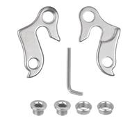 mkemka Patte de changement de vitesse en alliage d'aluminium Mech avec six pans creux et vis de fixation adaptateur étrier en aluminium pour vélos, VTT, dérailleur de route