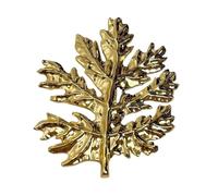 MKEMQXBEP Broche Vintage en métal, Grande Feuille d'érable, for Femme, Accessoire de Costume, épingle à Corsage, Bijoux de fête(Gold 11.7CM 1PC)