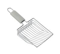 MKEMQXBEP Pelle à litière for Chat avec Manche en Bois et Crochet en Acier Inoxydable, Outil de Nettoyage for Chatons, Produits for Animaux de Compagnie(S3 1pc)